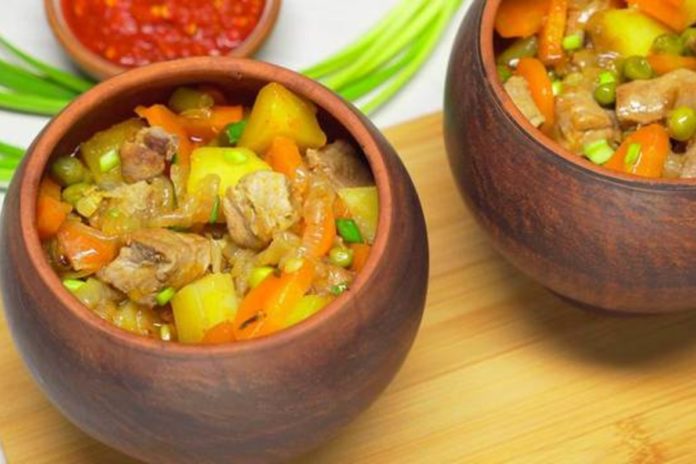 Рецепт печені з картоплею та м'ясом Рецепт печені з картоплею та м'ясом