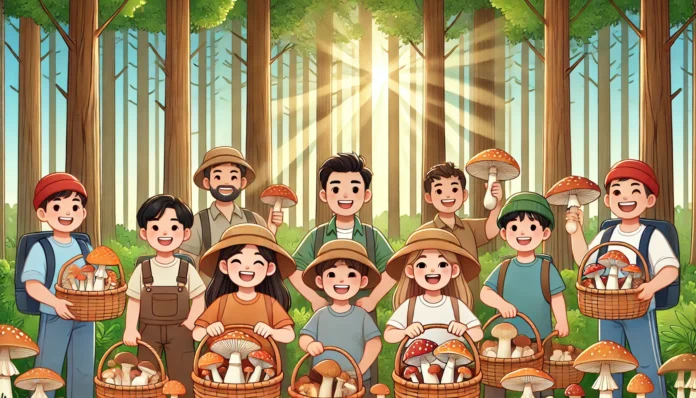 Щасливі грибники Щасливі грибники