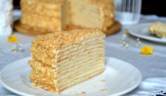 Торт на сковороді рецепт 