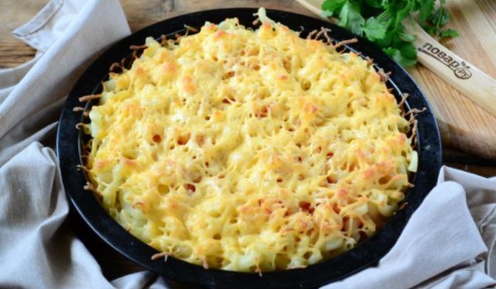 Макарони з сиром рецепт