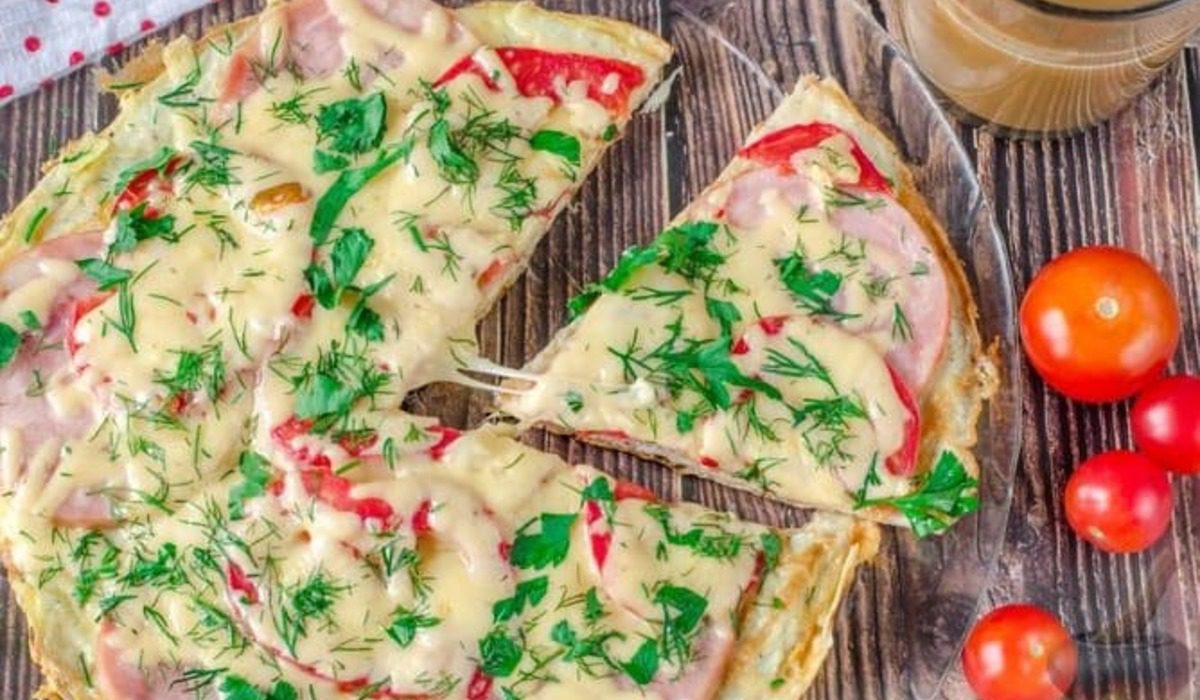Рецепт пиццы из колбасы яиц сыра