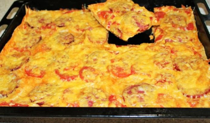 Піца на тонкому тісті