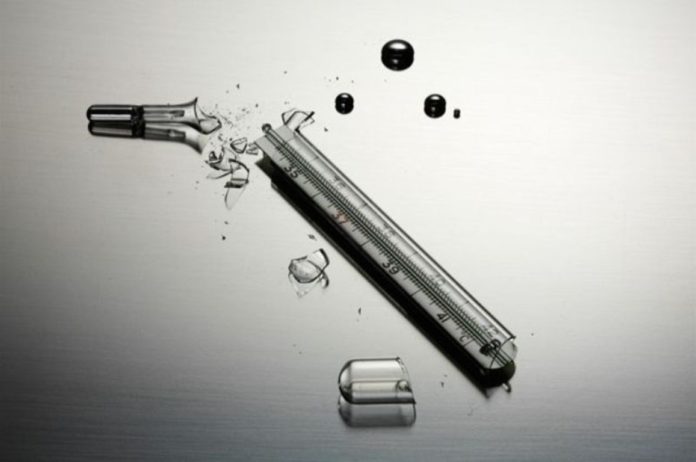 Розбитий градусник