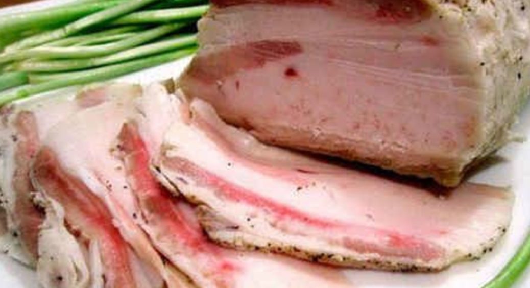 Рецепт сала в розсолі за 5 хвилин 