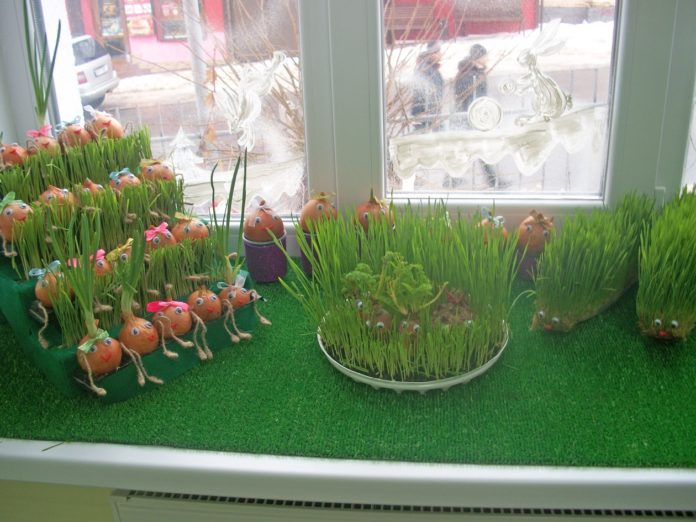 Грядка на підвіконні