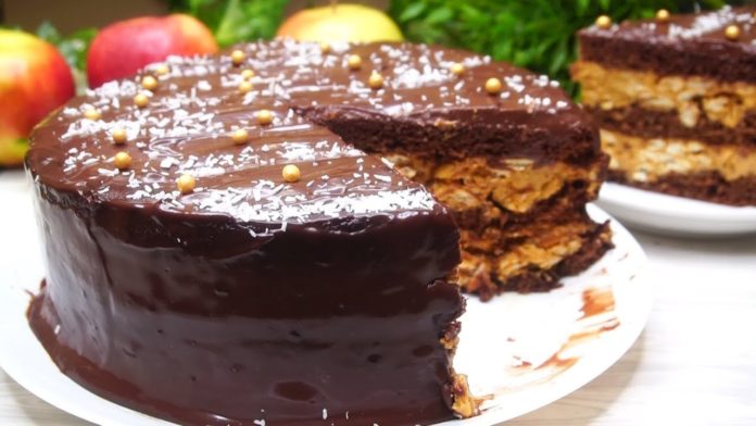 Торт Снікерс рецепт