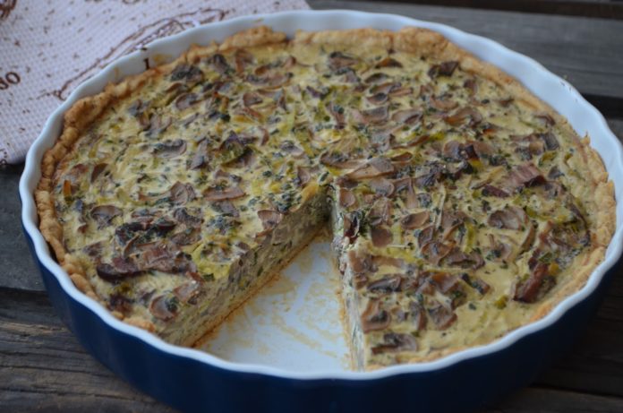 Пиріг з грибами рецепт