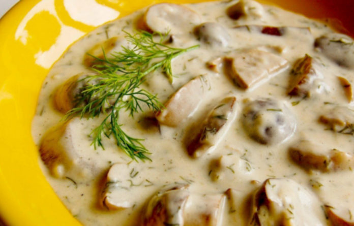 Рижики в сметані рецепт 