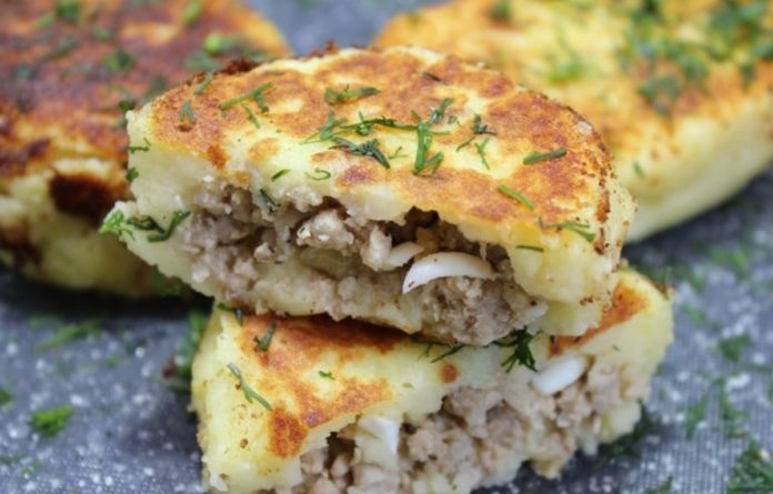 Картопляні зрази з м'ясом рецепт