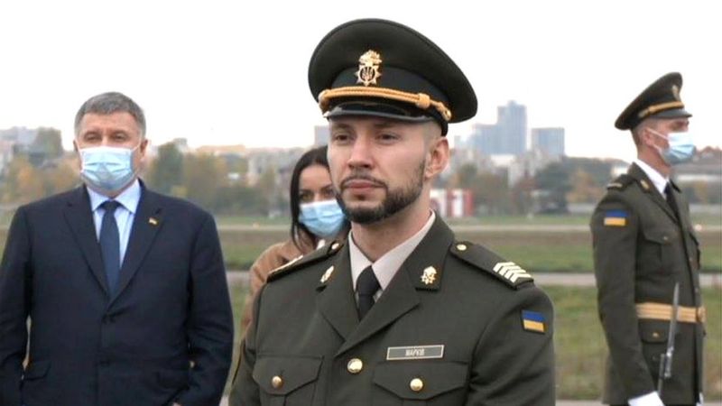 Старший сержант Національної гардії України Віталій Марків