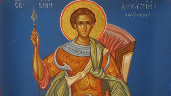 Святий великомученик Дмитро Мироточець 