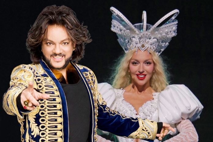 Оля Полякова і Філіп Кіркоров