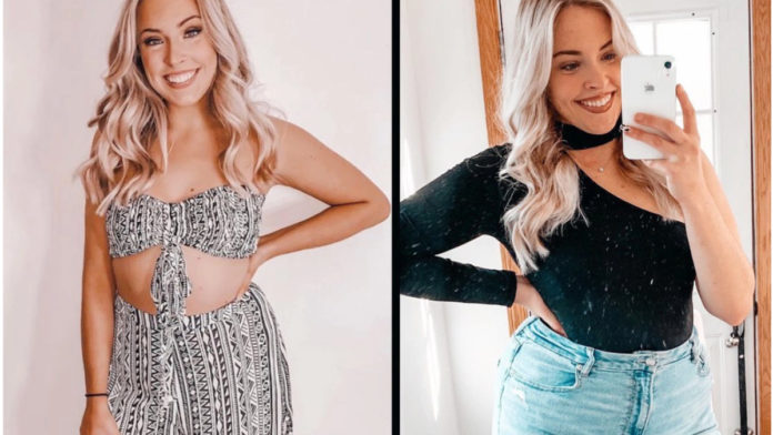 Дівчина, яка набрала вагу за самоізоляцію