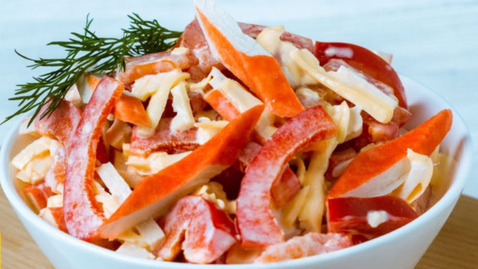 Крабовий салат по-новому