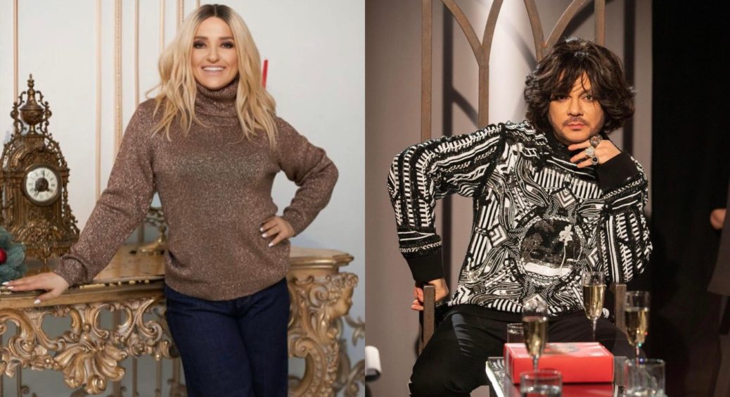 Ошатні, модні та привабливі: Кіркоров і Могилевська похизувалися неймовірними образами в новорічну ніч 