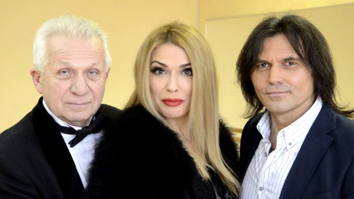 Ольга Сумська, Віталій Борисюк та Євген Паперний 