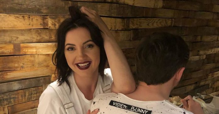 Ольга Цибульська разом з чоловіком