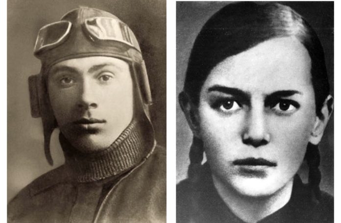 Микола Гастелло та Зіна Портнова