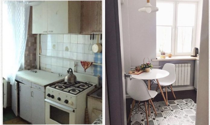 Фото відремонтованої кухні 