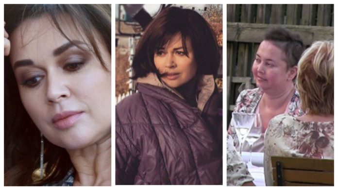 Анастасія Заворотнюк та Жанна Фріске (під час хвороби)