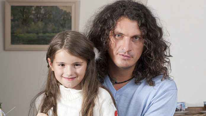 Кузьма Скрябін з донькою Марією-Барбарою