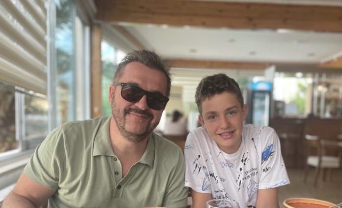 Олександр Пономарьов з сином Олександр Пономарьов з сином