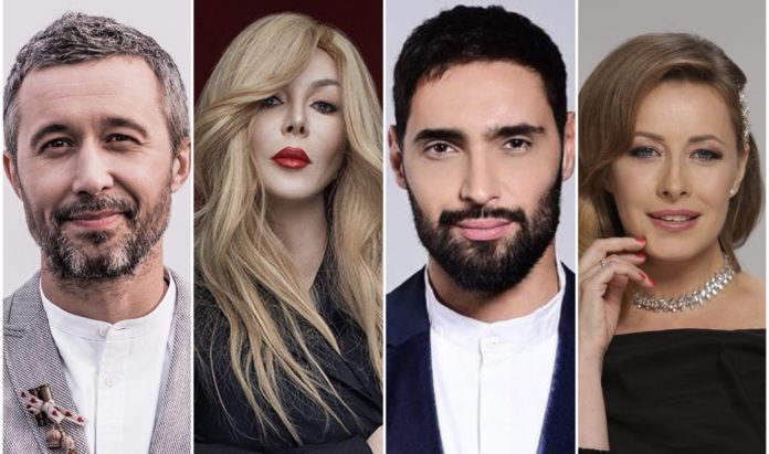 Сергій Бабкін, Ірина Білик, Віталій Козловський та Олега Кравець