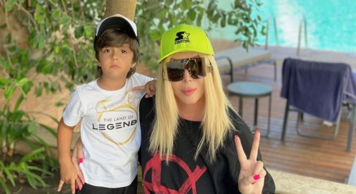 Ірина Білик з сином 