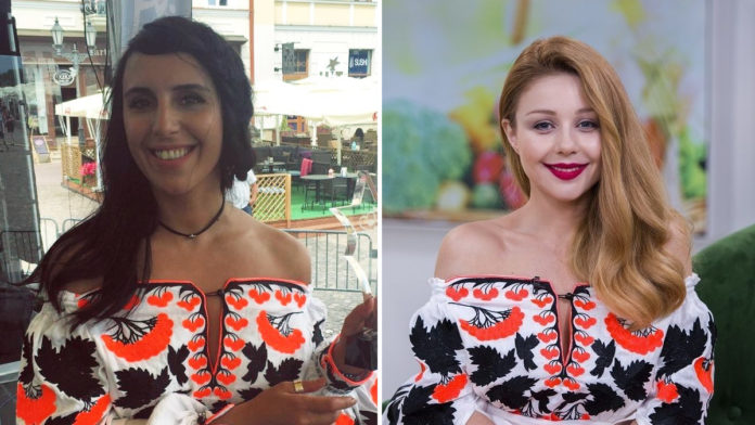 Українські зірки в однакових вбраннях