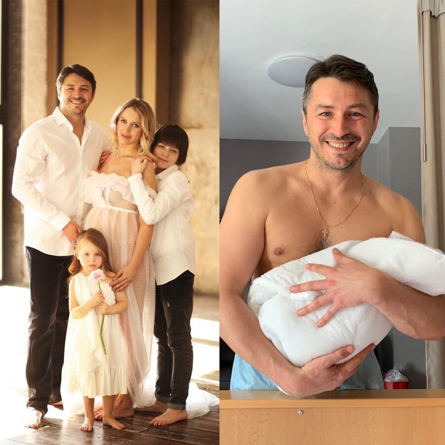 Сергій Притула з дітьми та новою дружиною Катериною