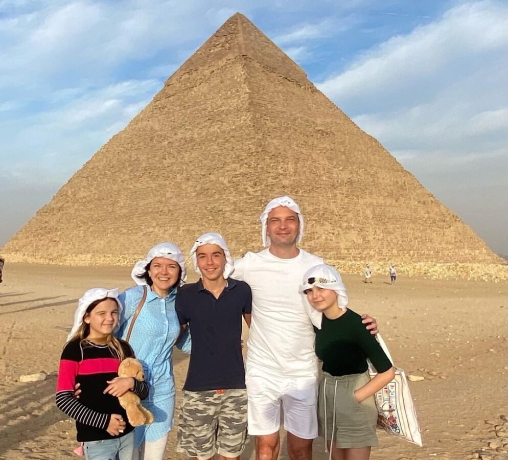 Марічка Падалко на відпочинку з родиною в Єгипті