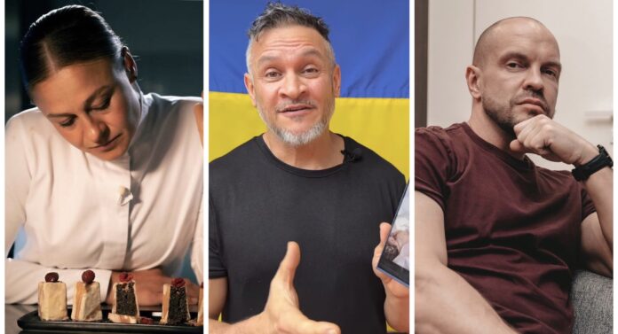 Володимир Ярославський та Ольга Мартиновська годують дітей і захисників Володимир Ярославський та Ольга Мартиновська годують дітей і захисників