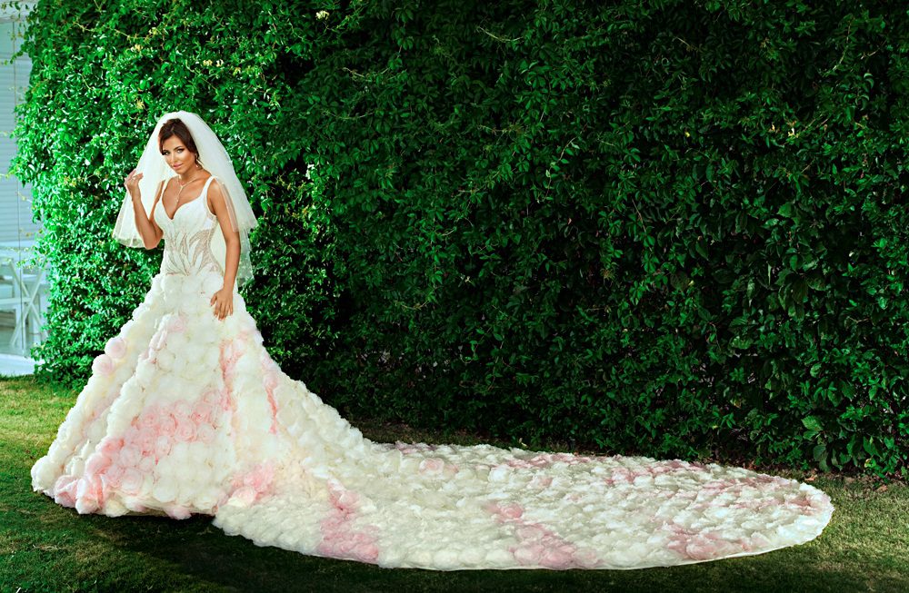 Ані Лорак зробила зі своєї весільної сукні покривало