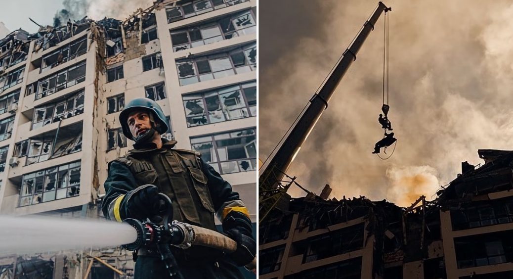 Красені! Українські пожежники, які героїчно рятували людей з київської багатоповерхівки 26 червня (ФОТО) 