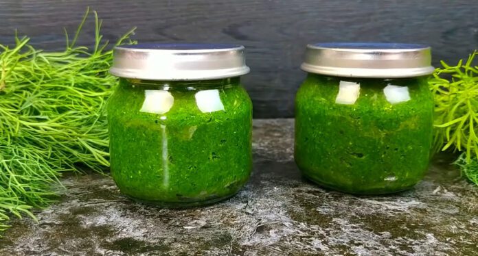 Зелень на зиму в банках