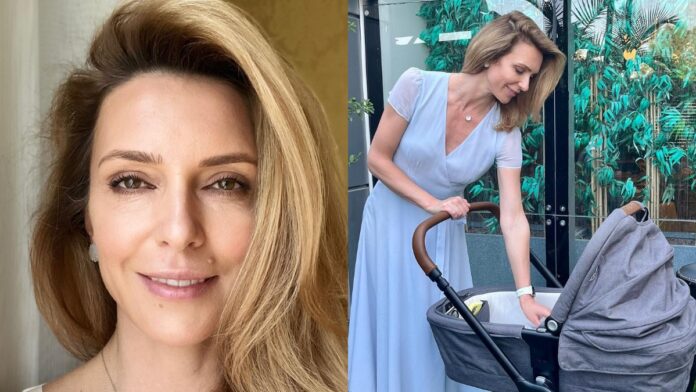 Екс-дружина Узелкова Марина Боржемська приймає привітання з поповненням