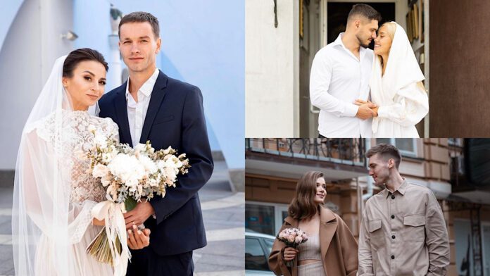 Які вбрання обирають зірки на весілля під час війни 