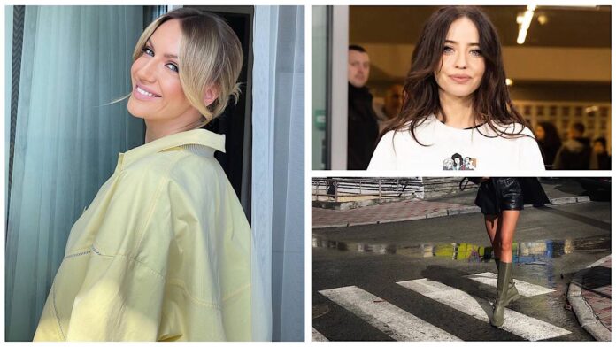 Які чоботи в тренді зими 2022-2023, продемонстрували Лнся Нікітюк та Надя Дорофєєва