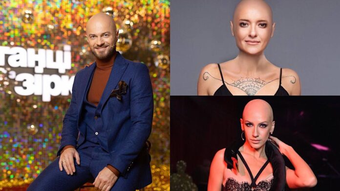 Леся Нікітюк і Наталя Могилевська поголилися налисо