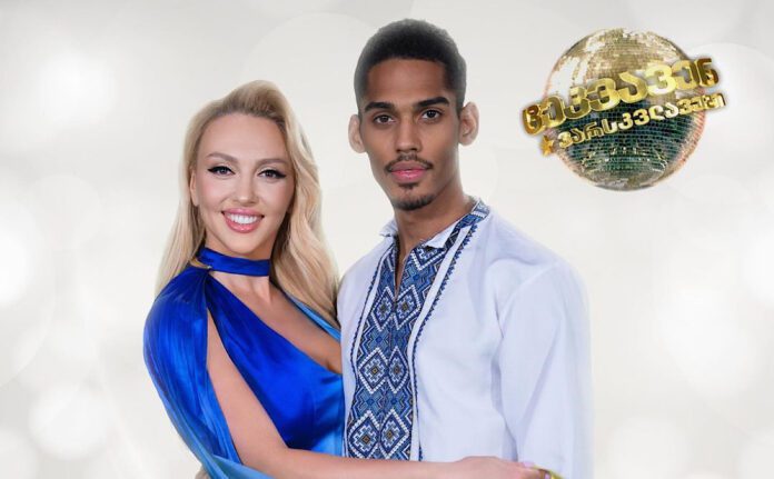 Оля Полякова сконфузилась на грузинських танцях Оля Полякова сконфузилась на грузинських танцях