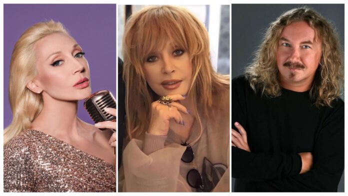 Христина Орбакайте та Ігор Ніколаєв виступили в кольорах українського прапора Христина Орбакайте та Ігор Ніколаєв виступили в кольорах українського прапора