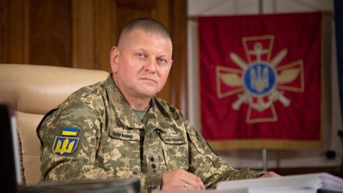 Валерій Залужний терер на ялинкових іграшках Валерій Залужний терер на ялинкових іграшках