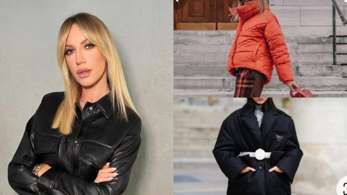 Леся Нікітюк показала, як носити тренд сезону — короткий пуховик