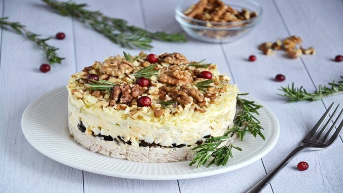 Рецепт ніжного та ситного салату