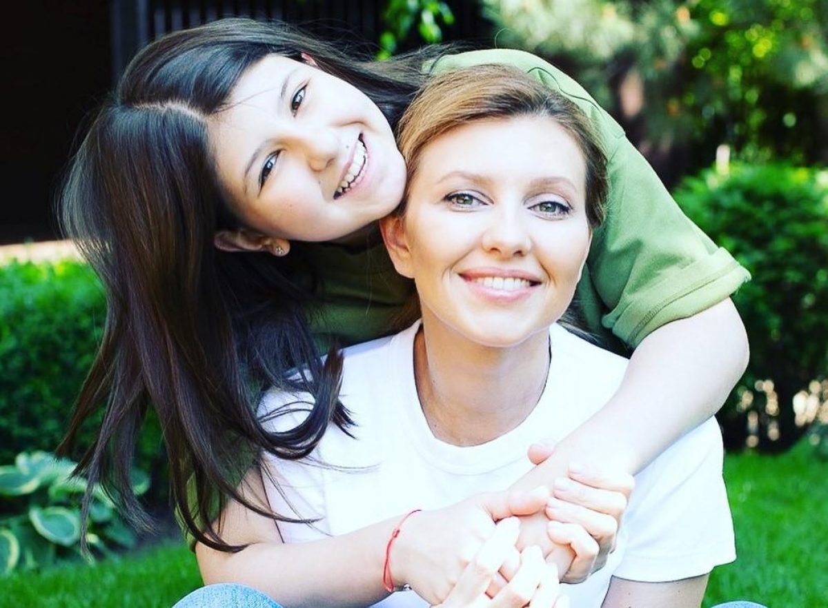 Олена Зеленська з дочкою 