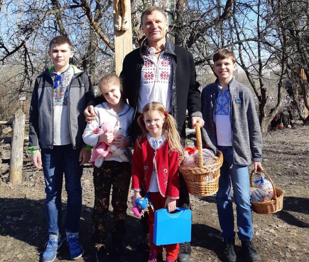 Олег Скрипка та діти