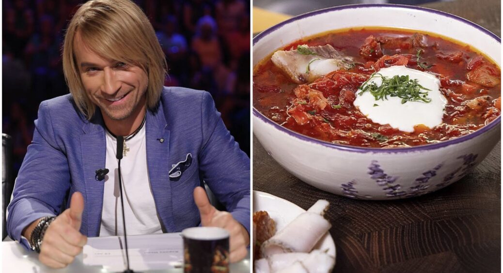 Улюблений борщ Олега Винника: рецепт смачного борщу, перед яким повелитель вовчиць не може встояти 