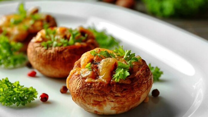 Фаршировані гриби - новий варіант закуски до столу