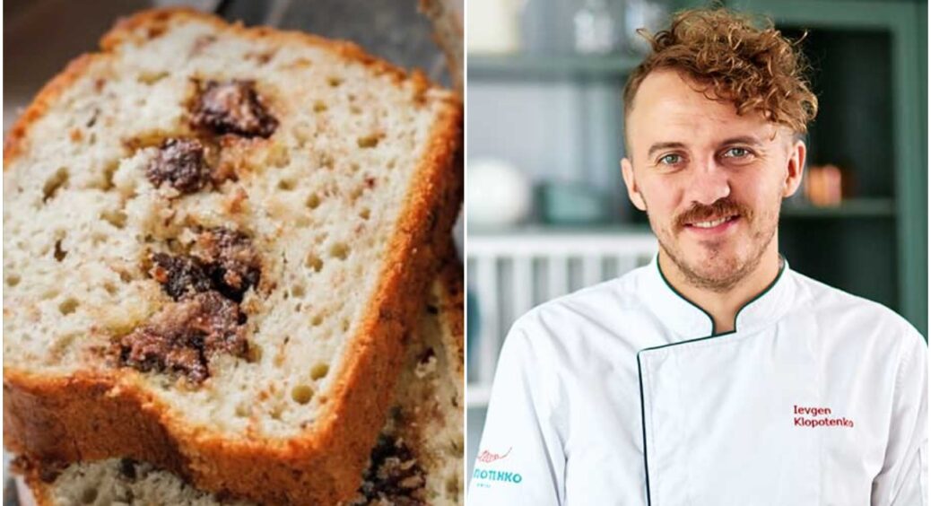 Рецепт шоколадно-бананового кексу по секрету Євгена Клопотенка: вологе пухке тісто просто тане в роті 