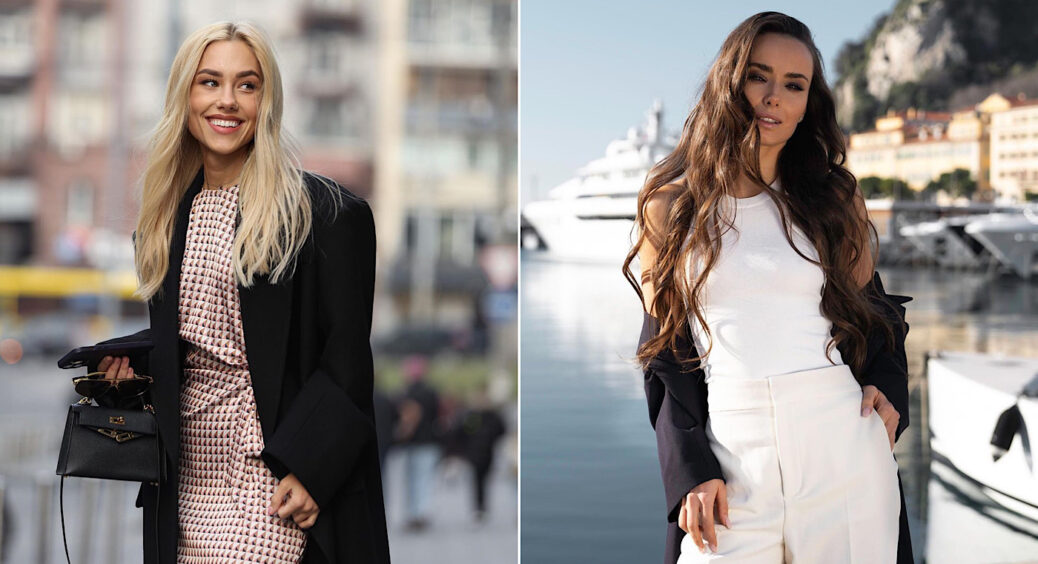 Даша Квіткова і Ксенія Мішина показали ідеальну фігуру в абсолютно однакових костюмах: кому пасує більше 